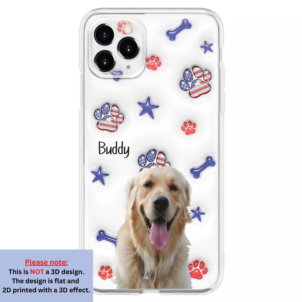 Independent Dogs Photo - Personalized Custom 3D Inflated Effect Phone Case - Image 10