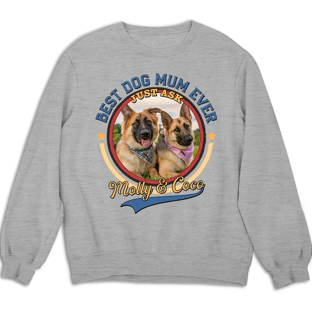 Joy Lives With My Dogs Photo - Personalized Custom Shirt - Image 6