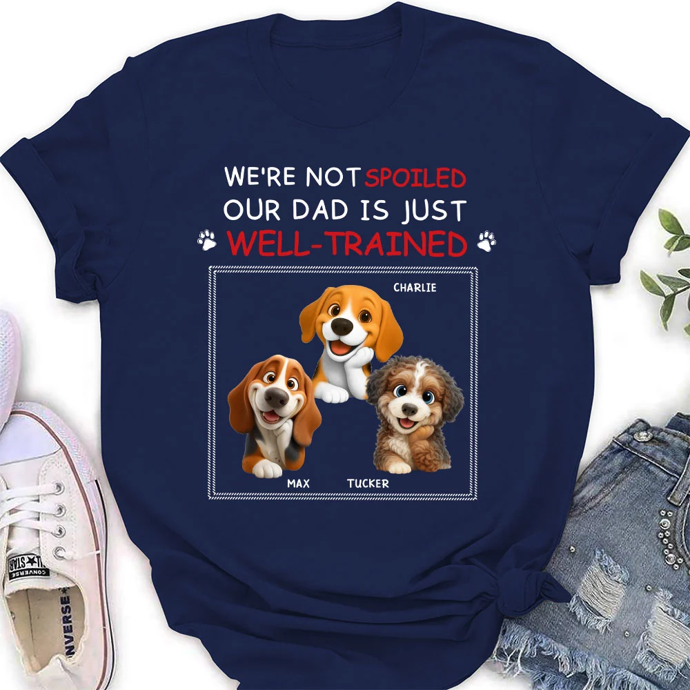 Just Well Trained - Personalized Custom Women's T-shirt - Image 3