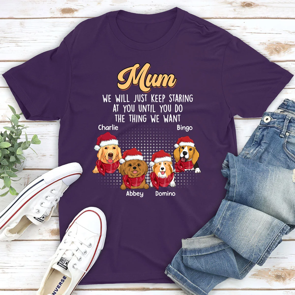 Keep Staring At You - Personalized Custom Unisex T-shirt - Image 4