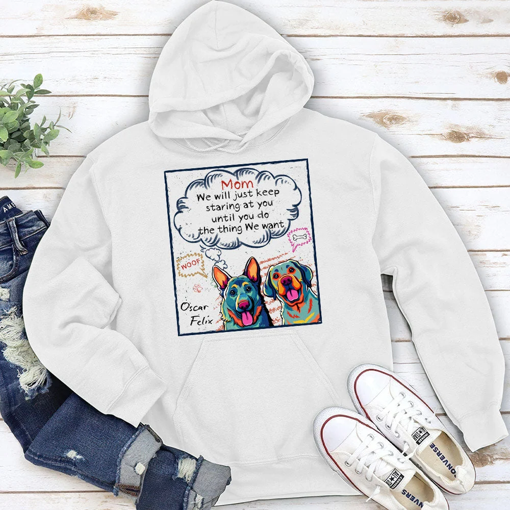 Keep Staring Until You Do - Personalized Custom Hoodie - Image 2
