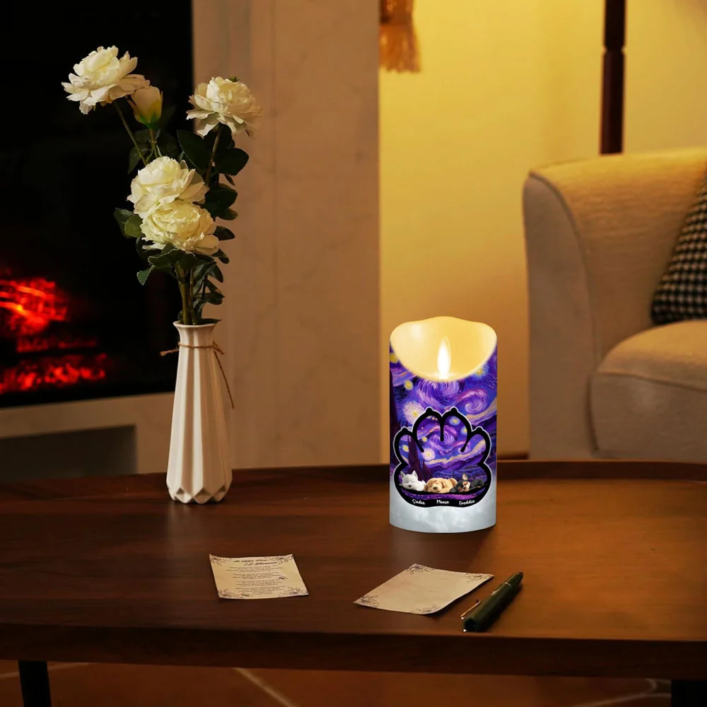 Lay Here With Me - Personalized Custom LED Candle - Image 3