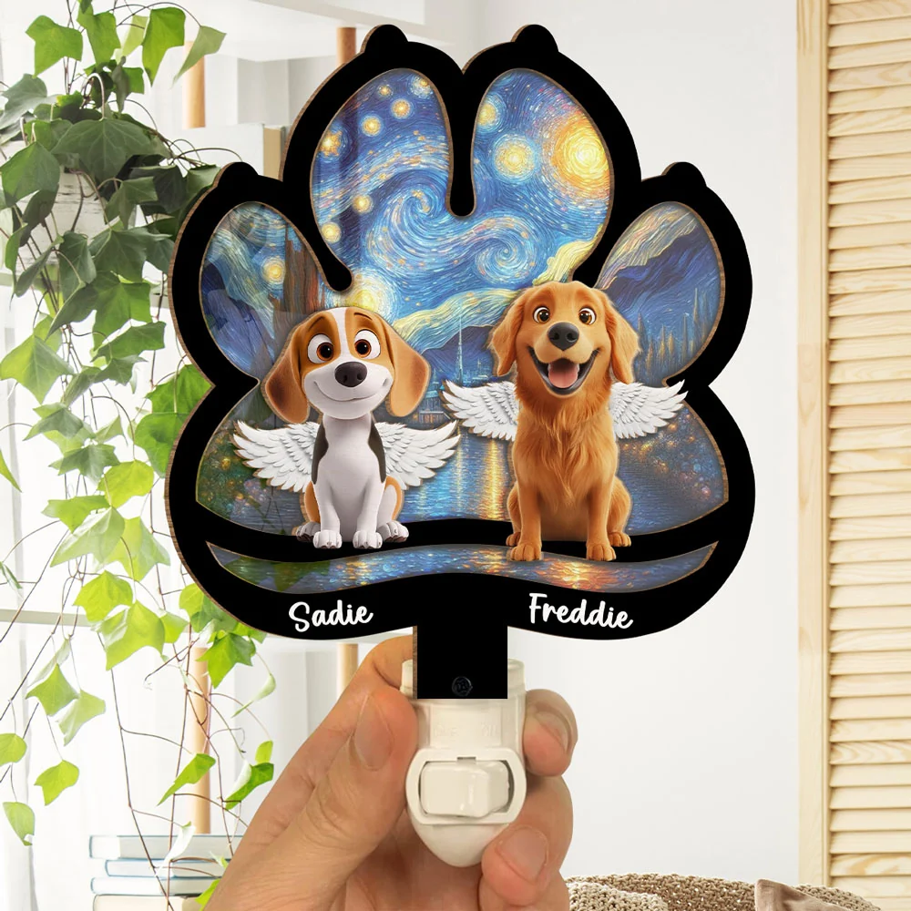 Lay Here With Me Version 2 - Personalized Custom Wood And Acrylic Night Light - Image 4