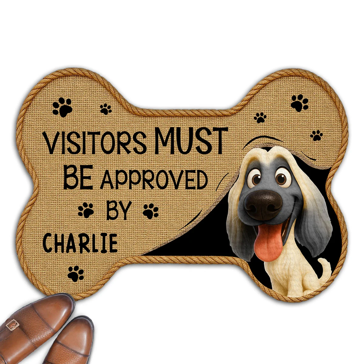 Let Us See - Personalized Custom Doormat