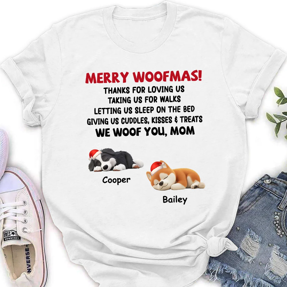 Letting Me Sleep With You Mom Dad - Personalized Custom Women's T-shirt
