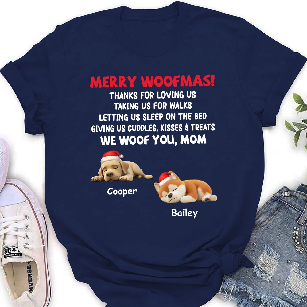 Letting Me Sleep With You Mom Dad Ver Dark - Personalized Custom Women's T-Shirt - Image 2