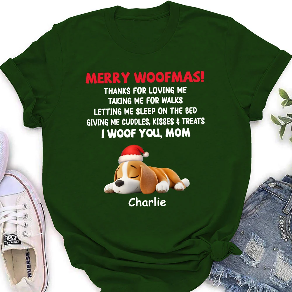 Letting Me Sleep With You Mom Dad Ver Dark - Personalized Custom Women's T-Shirt - Image 3