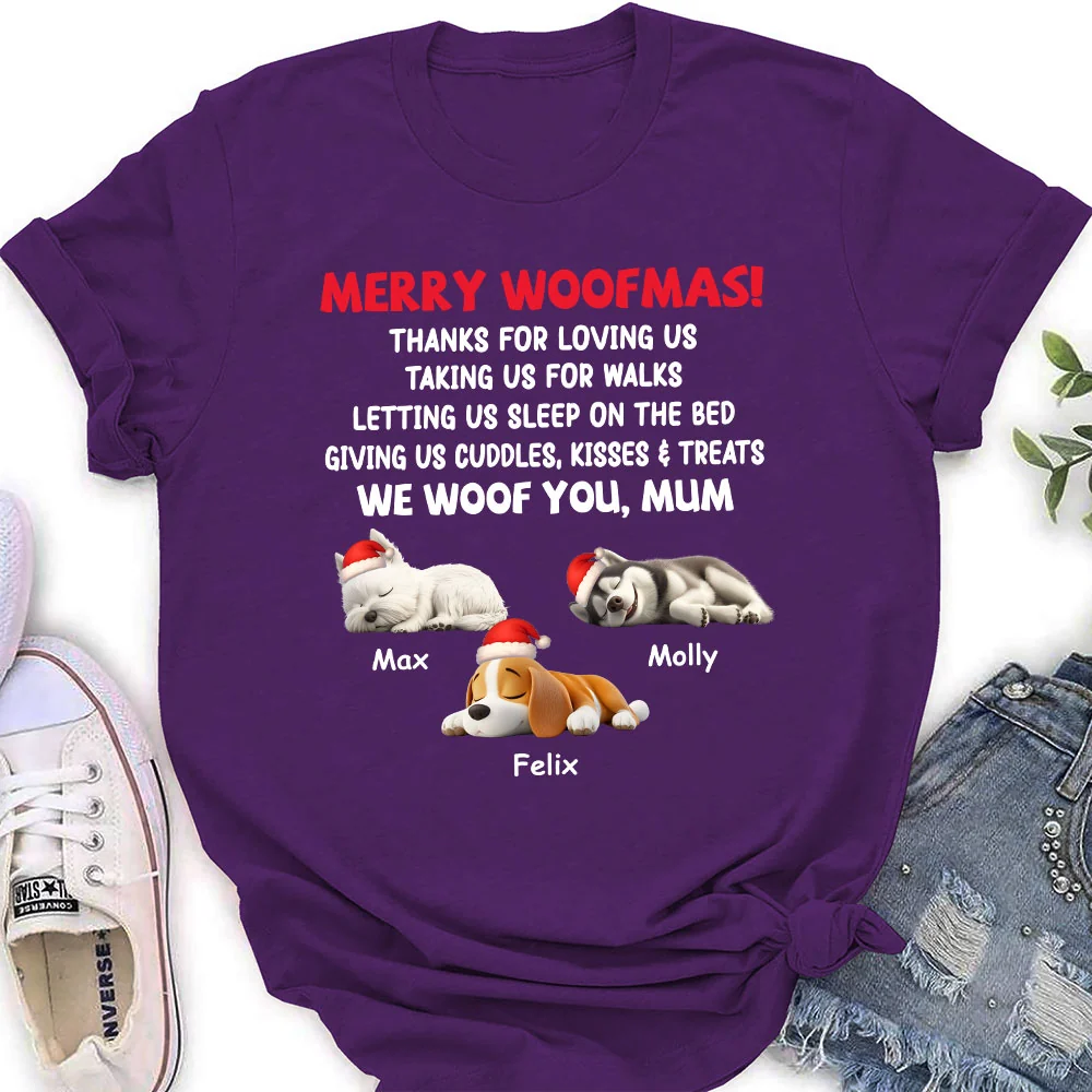Letting Me Sleep With You Mom Dad Ver Dark - Personalized Custom Women's T-Shirt - Image 4