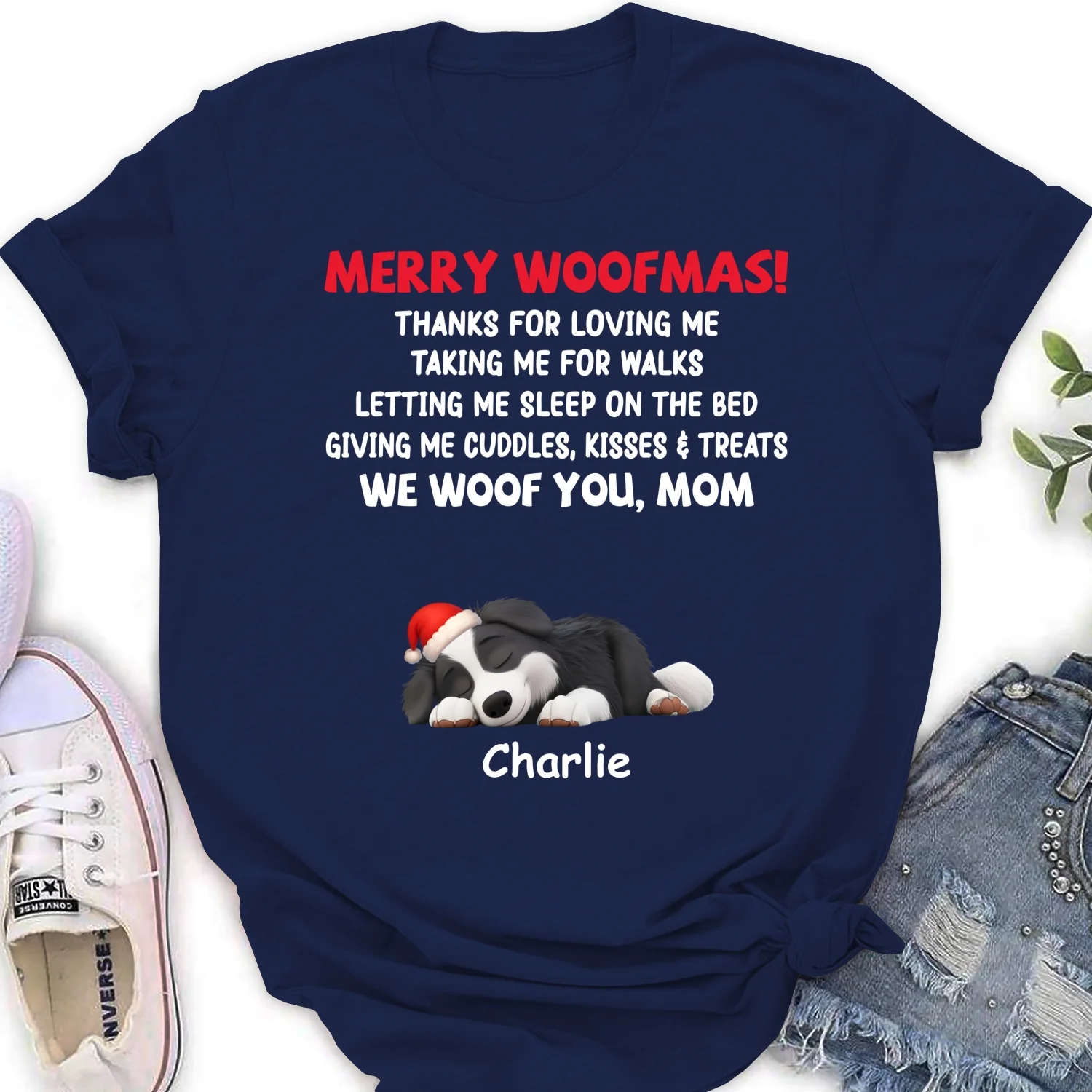 Letting Me Sleep With You Mom Dad Ver Dark - Personalized Custom Women's T-Shirt - Image 7