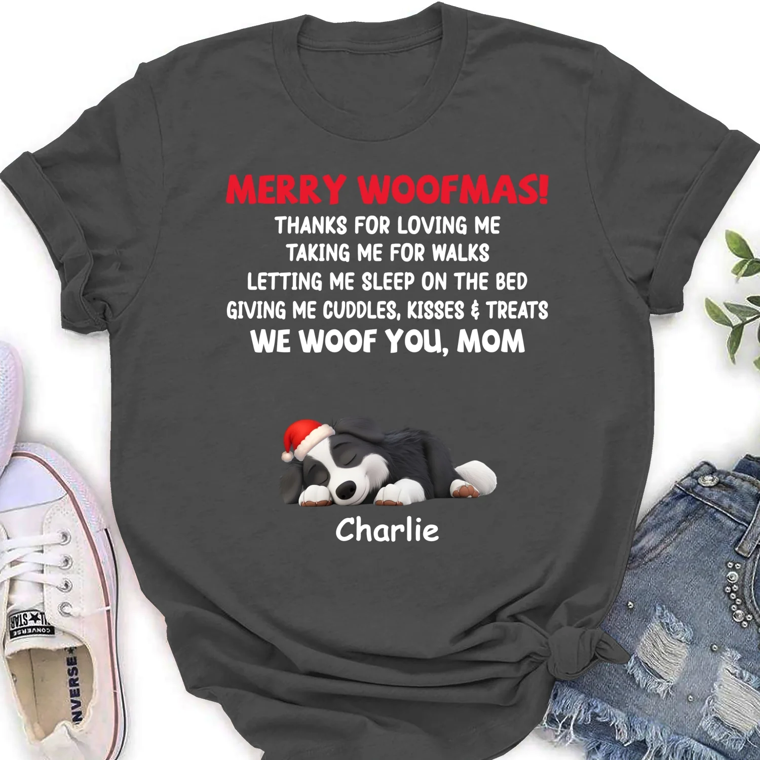 Letting Me Sleep With You Mom Dad Ver Dark - Personalized Custom Women's T-Shirt - Image 9