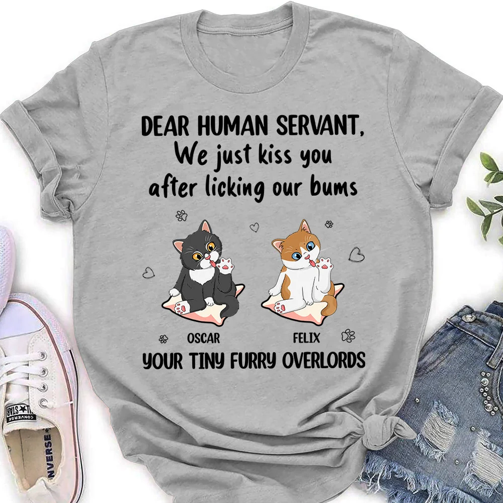 Licking My Bum - Personalized Custom Women's T-shirt