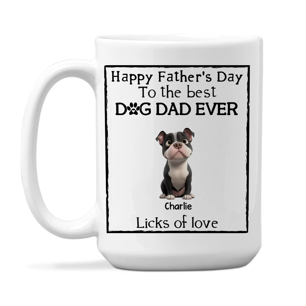 Licks Of Love - Personalized Custom Coffee Mug - Image 4