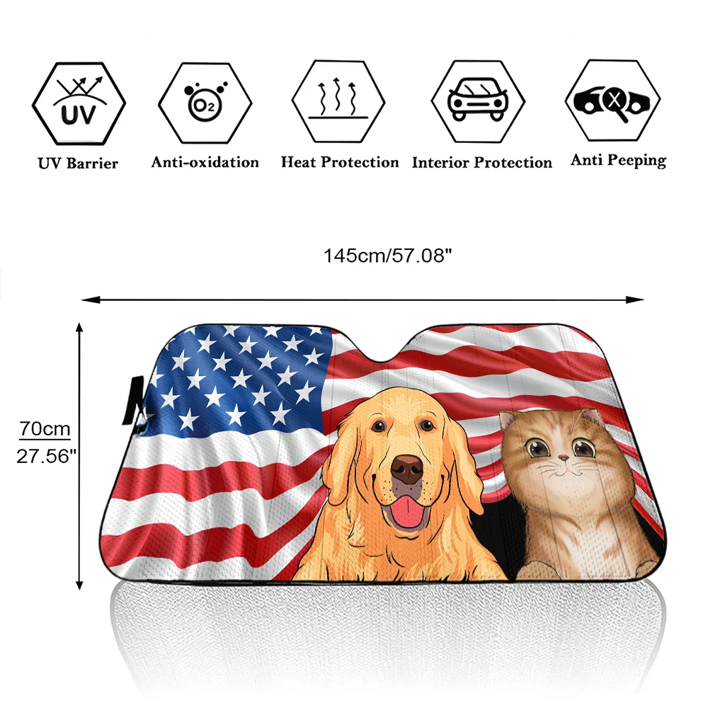 Life Is A Grand Adventure - Personalized Car Sunshade - Image 2
