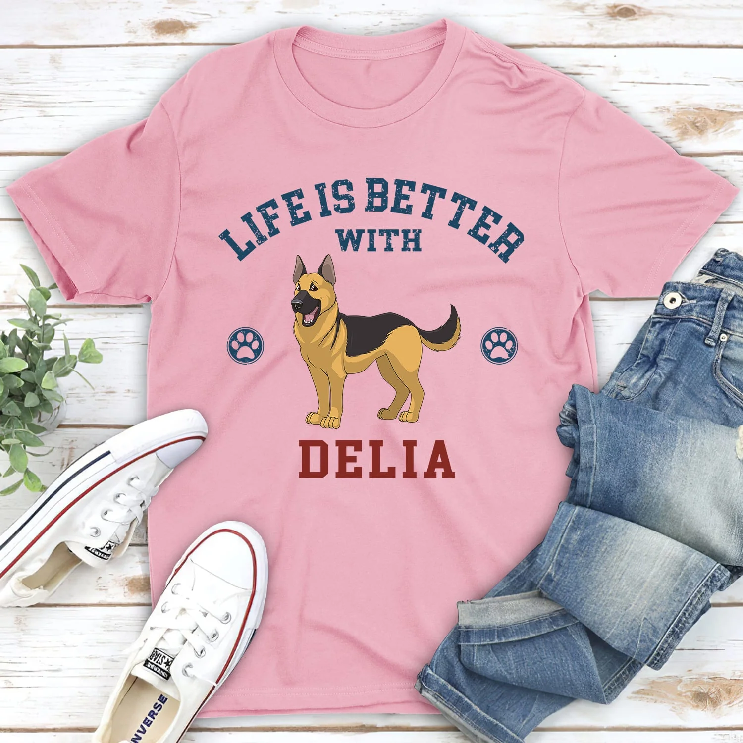 Life Is Better Retro - Personalized Custom Unisex T-shirt - Image 3