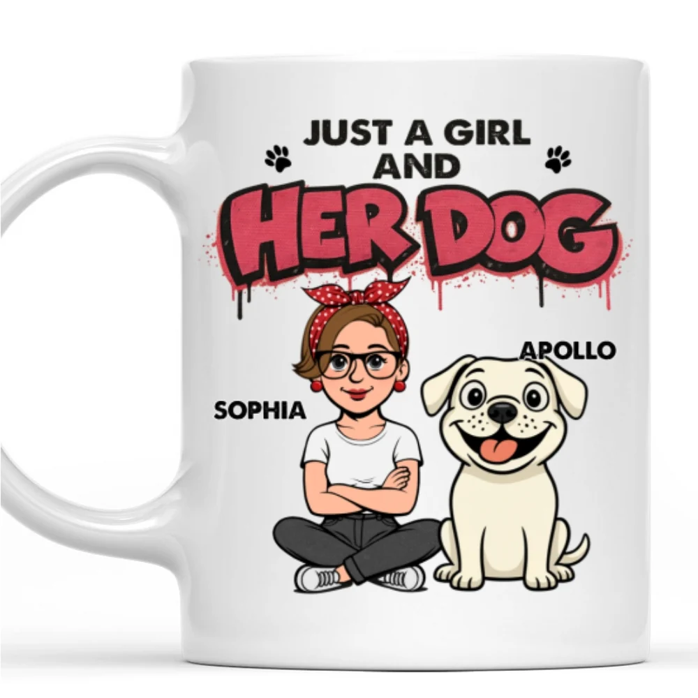 Life With My Dog - Personalized Custom Coffee Mug - Image 8