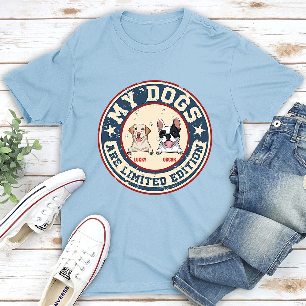 Limited Edition Dog - Personalized Custom Unisex T-shirt - Image 3