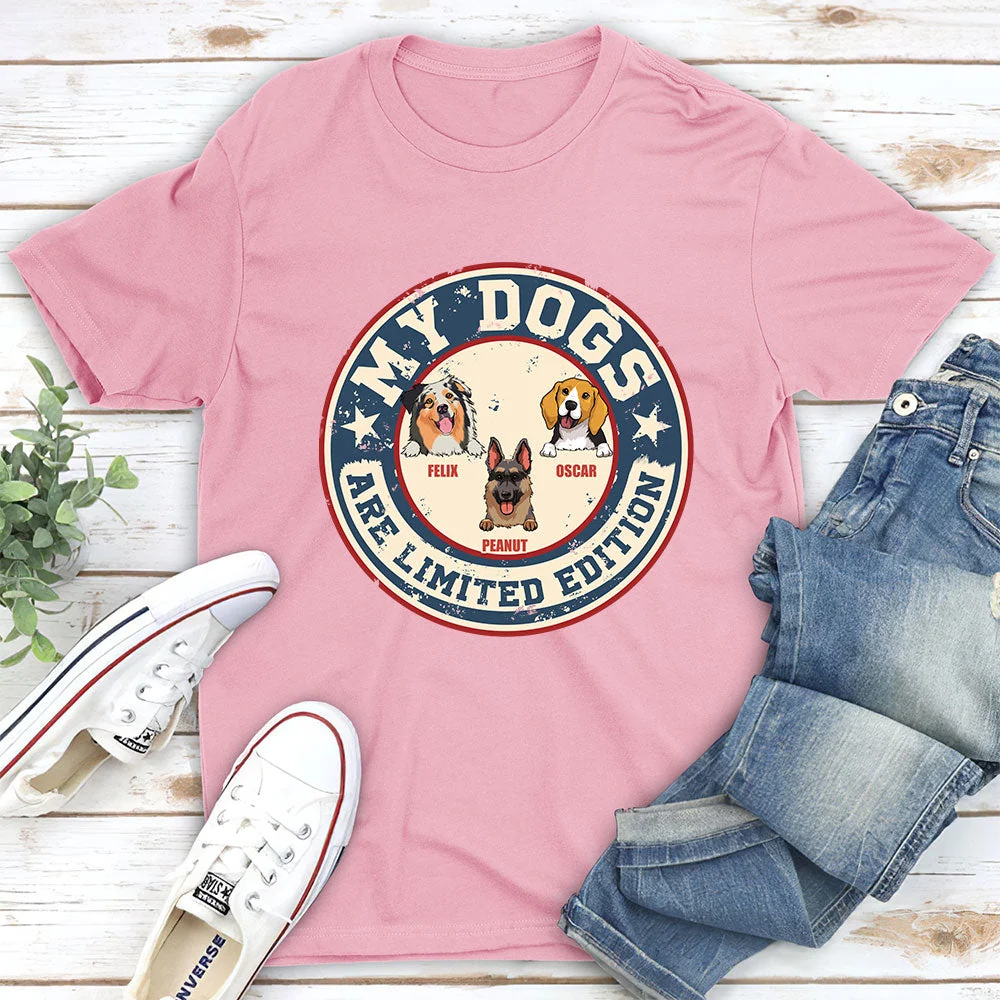 Limited Edition Dog - Personalized Custom Unisex T-shirt - Image 4