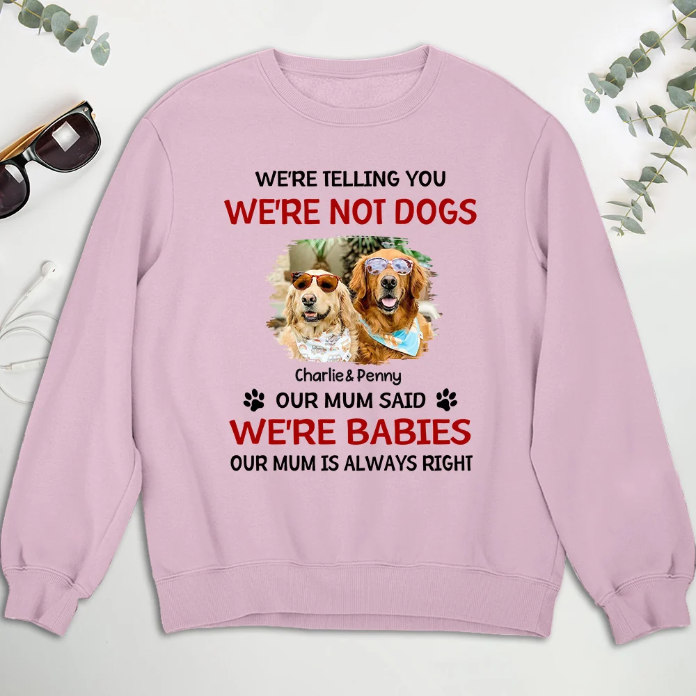 Litterally A Baby Photo - Personalized Custom Sweatshirt - Image 3