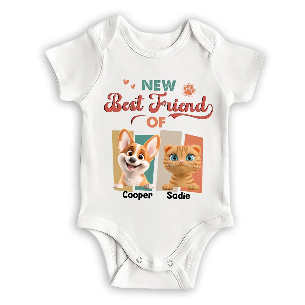Little Hands Big Fur Family - Personalized Custom Baby Onesie