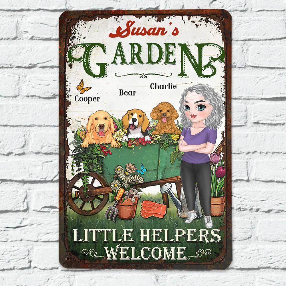 Little Helpers - Personalized Custom Metal Sign - Image 3