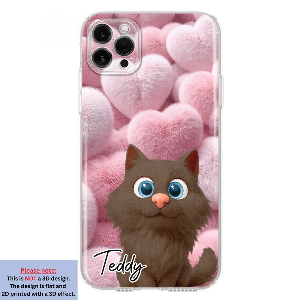 Love My Fur Babies Cats - Personalized Custom 3D Effect Phone Case - Image 14