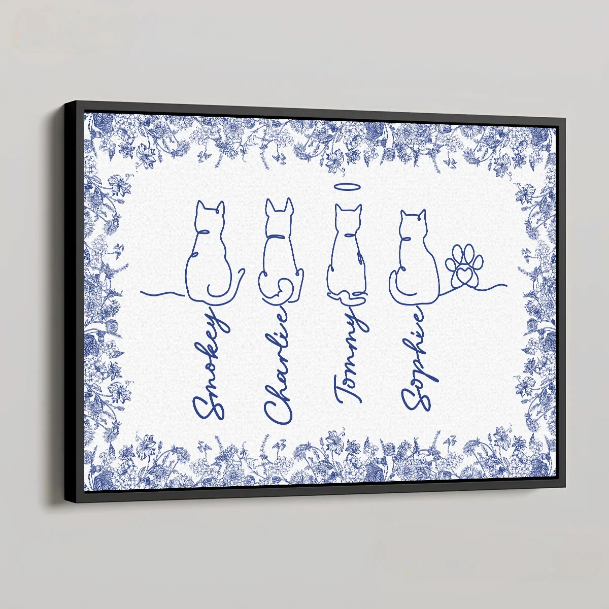 Love Pet Line Art - Personalized Custom Poster - Image 4