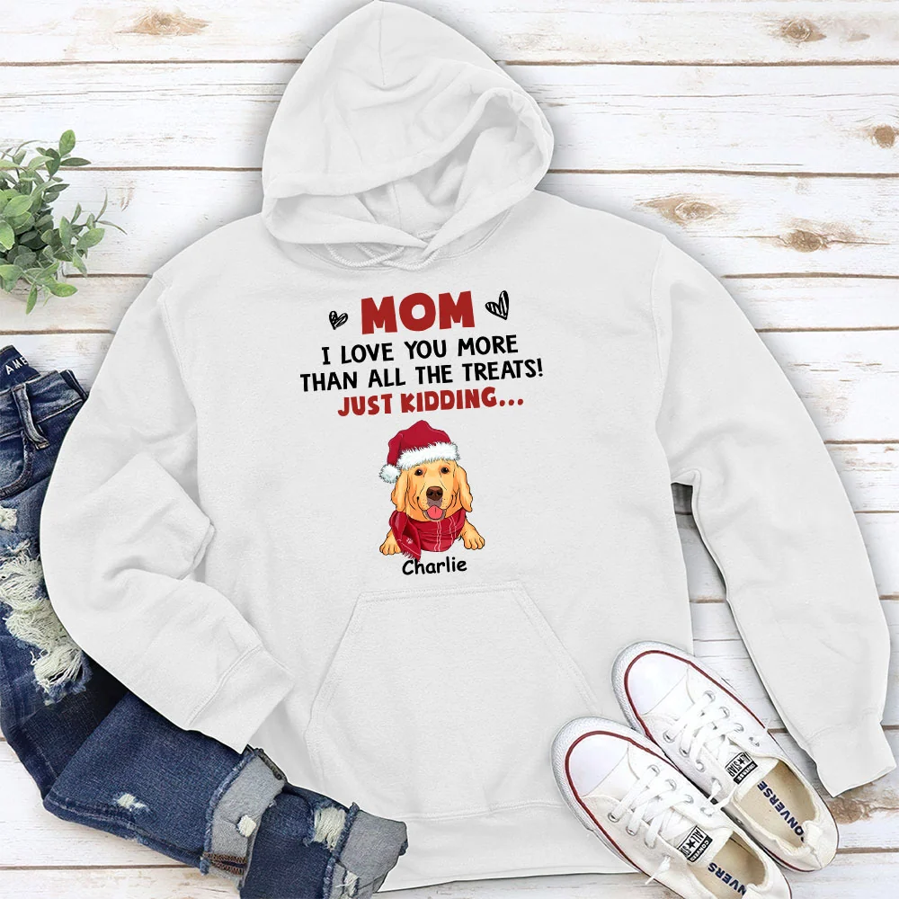 Love You Than All The Treats - Personalized Custom Hoodie - Image 2