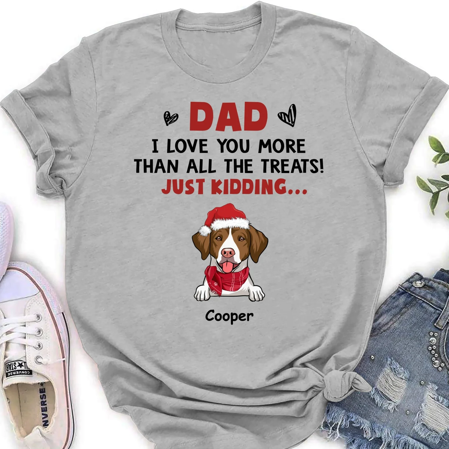 Love You Than All The Treats - Personalized Custom Women T-shirt - Image 6