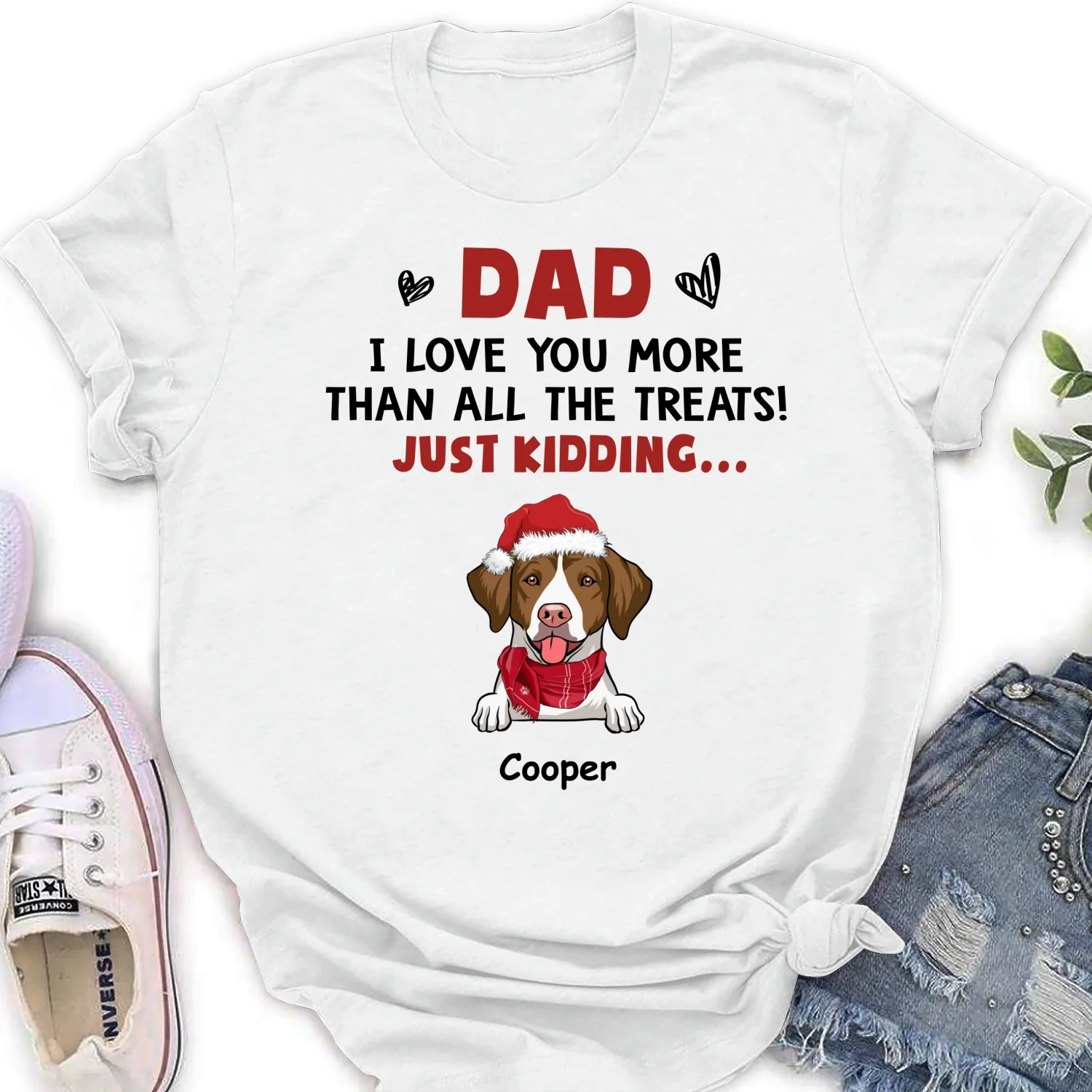 Love You Than All The Treats - Personalized Custom Women T-shirt - Image 7