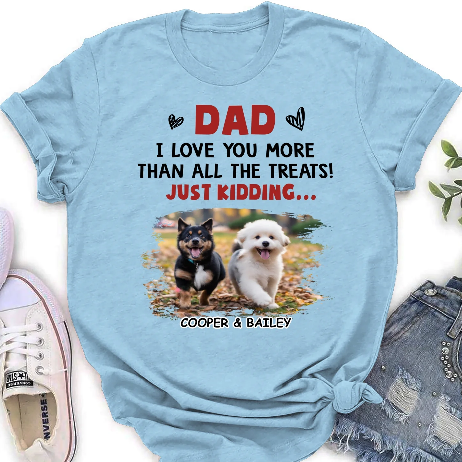 Love You Than All The Treats Photo - Personalized Custom Women T-shirt - Image 6