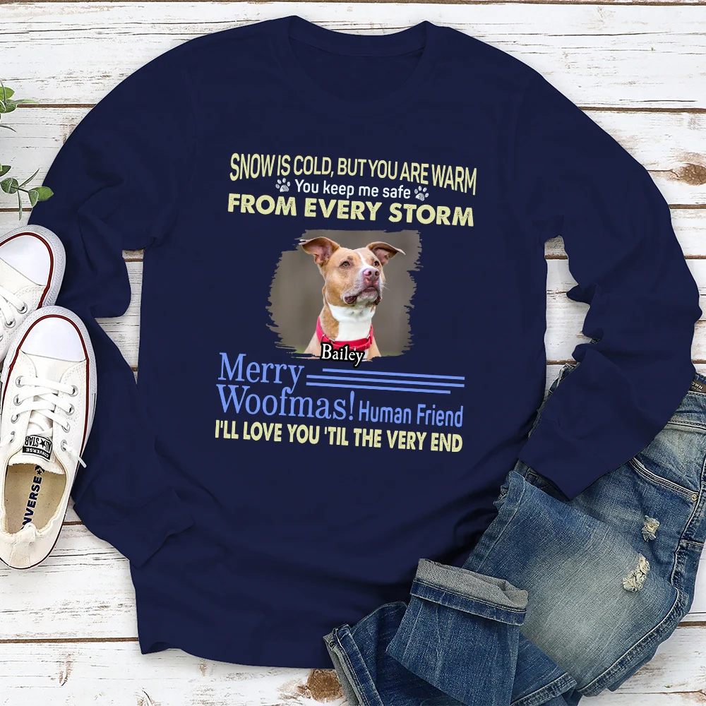 Love You Till Very End Photo - Personalized Custom Long Sleeve T-shirt - Image 2