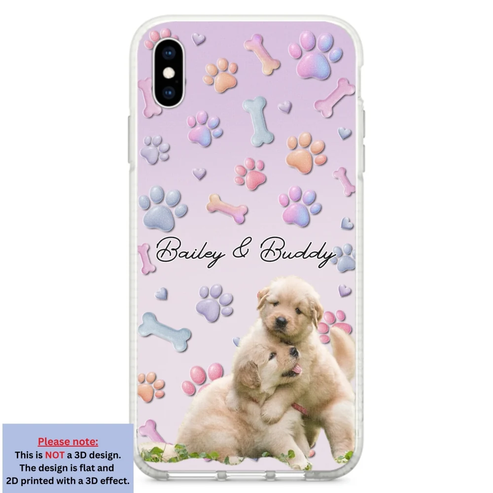 Lovely Dog Photo- Personalized Custom 3D Effect Phone Case - Image 23