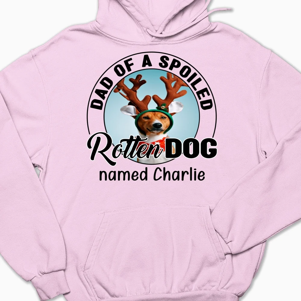 Lovely Spoiled Rotten Dog Chibi Cartoon Ver Christmas - Personalized Custom Hoodie - Image 7