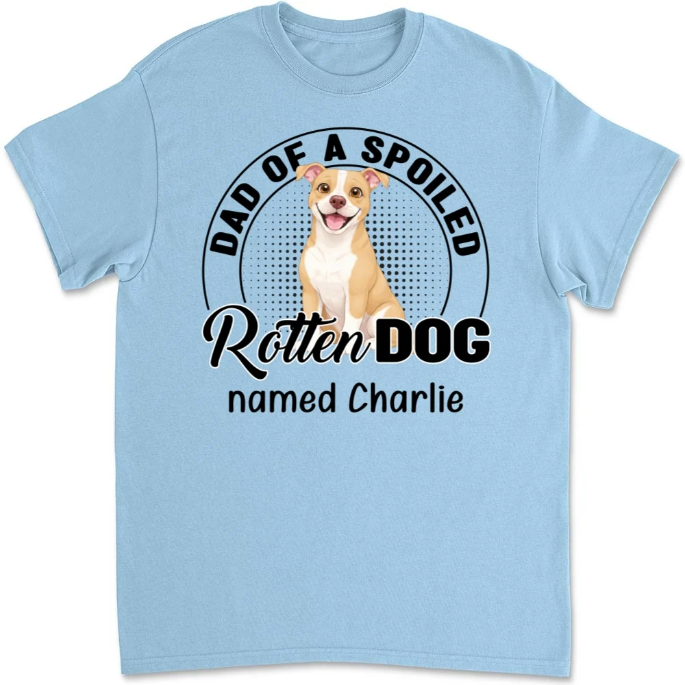 Lovely Spoiled Rotten Storybook Dog - Personalized Custom Unisex T-Shirt - Image 8
