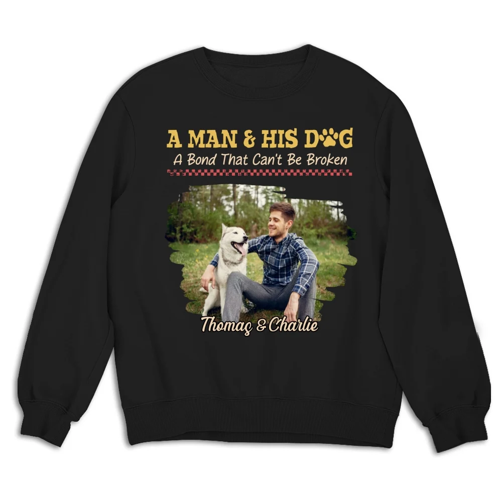 Man And Dogs Photo - Personalized Custom Shirt - Image 13