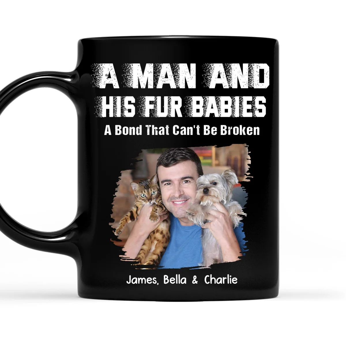 Me And My Pet Together Forever Photo - Personalized Custom Coffee Mug