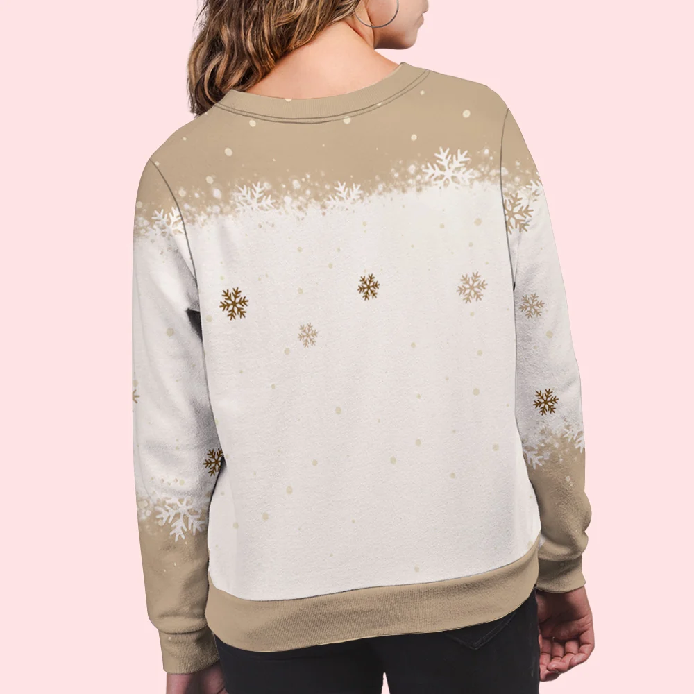 Merry Woofmas To My Parents - Personalized Custom All-Over-Print Sweatshirt - Image 6