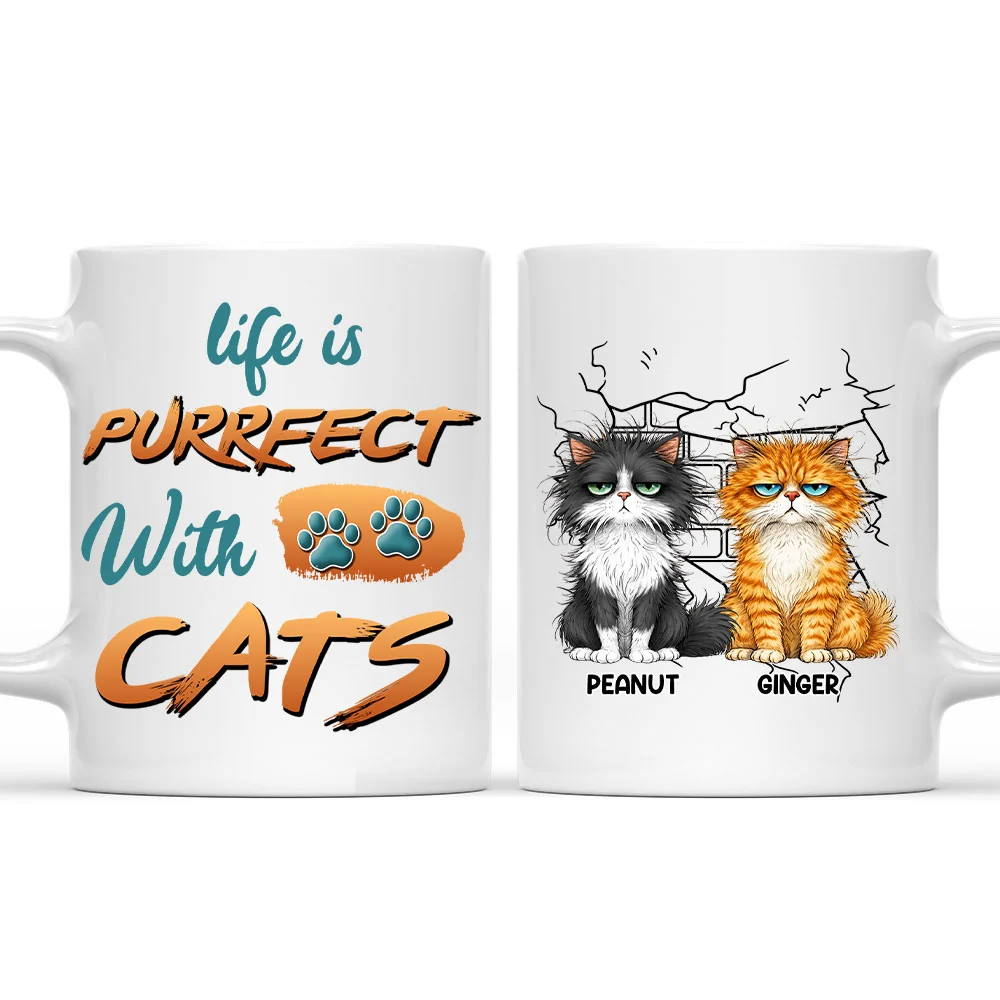 Mini Cat Monarch - Personalized Custom Coffee Mug