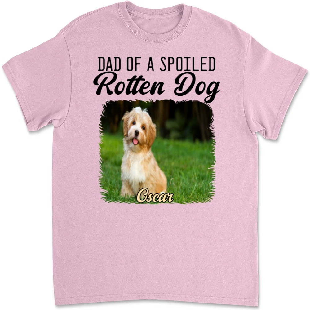 Mom Loved By Dogs Photo - Personalized Custom Unisex T-Shirt - Image 7