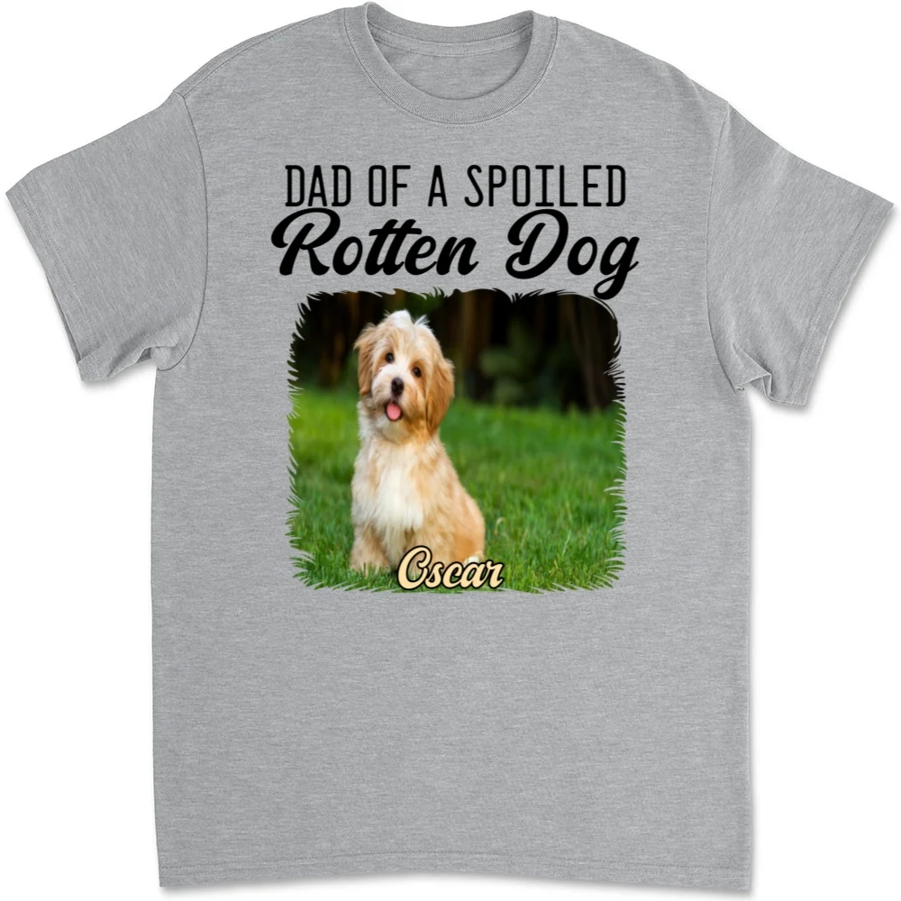 Mom Loved By Dogs Photo - Personalized Custom Unisex T-Shirt - Image 8