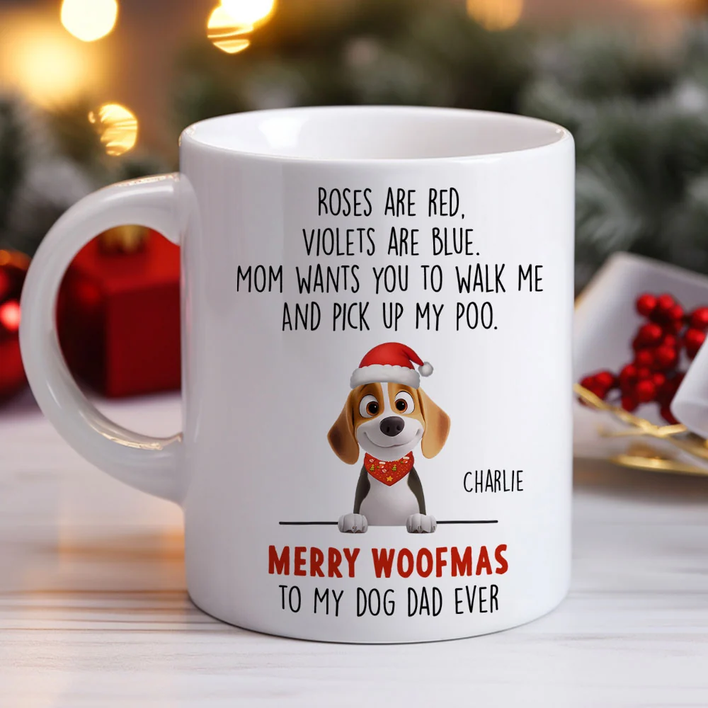 Mom Wants You To Walk Me - Personalized Custom Coffee Mug - Image 2