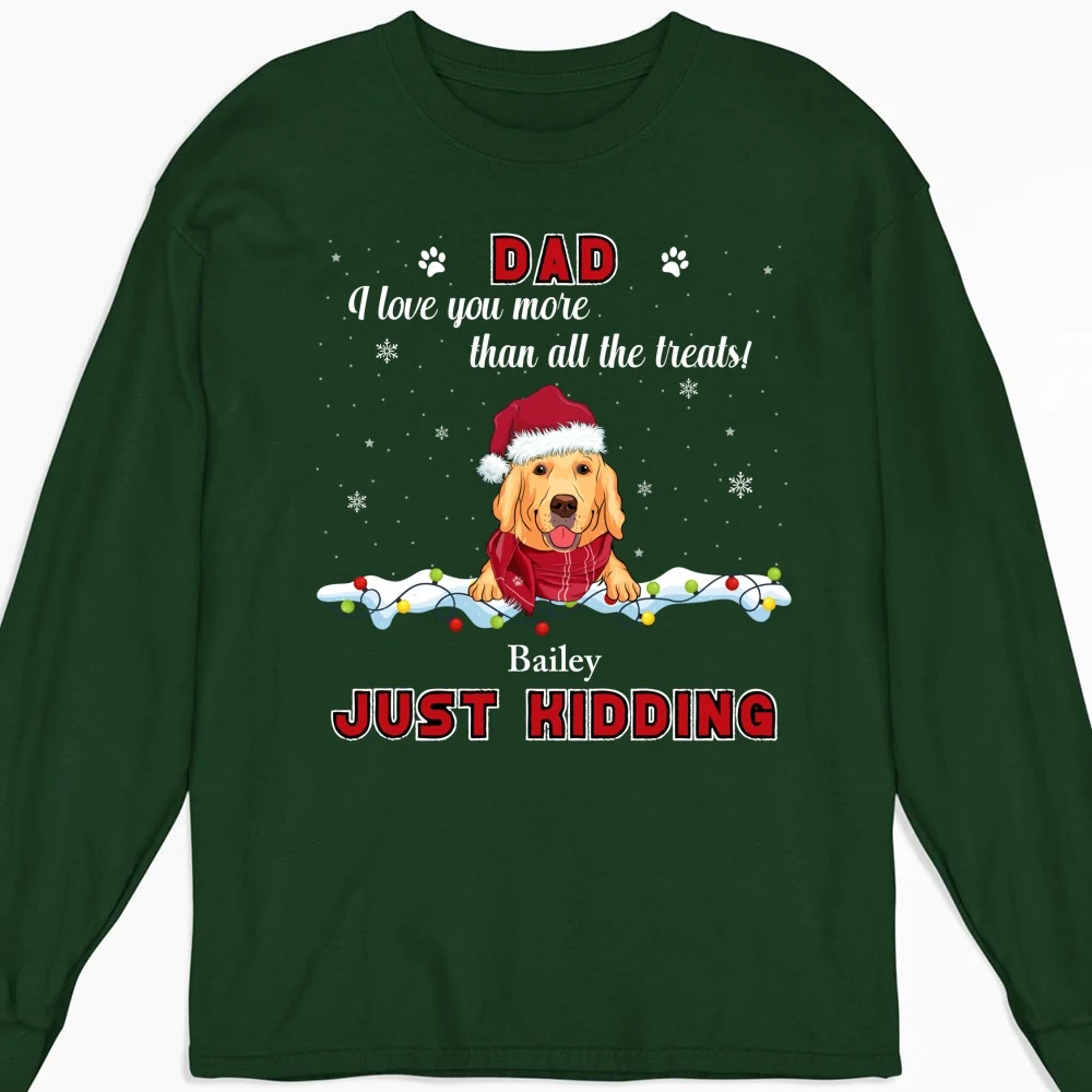 More Than Treats - Personalized Custom Long Sleeve T-shirt - Image 7