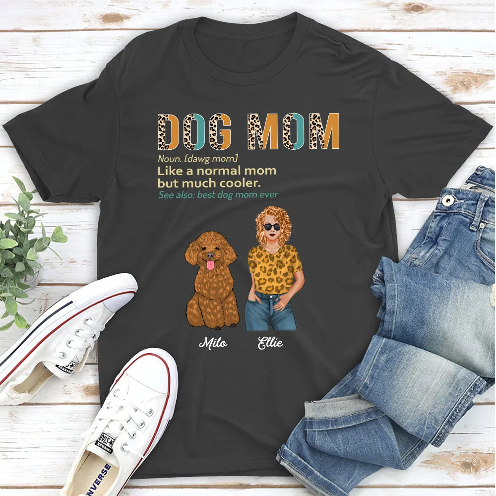 Much Cooler Mom - Personalized Custom Unisex T-shirt - Image 4