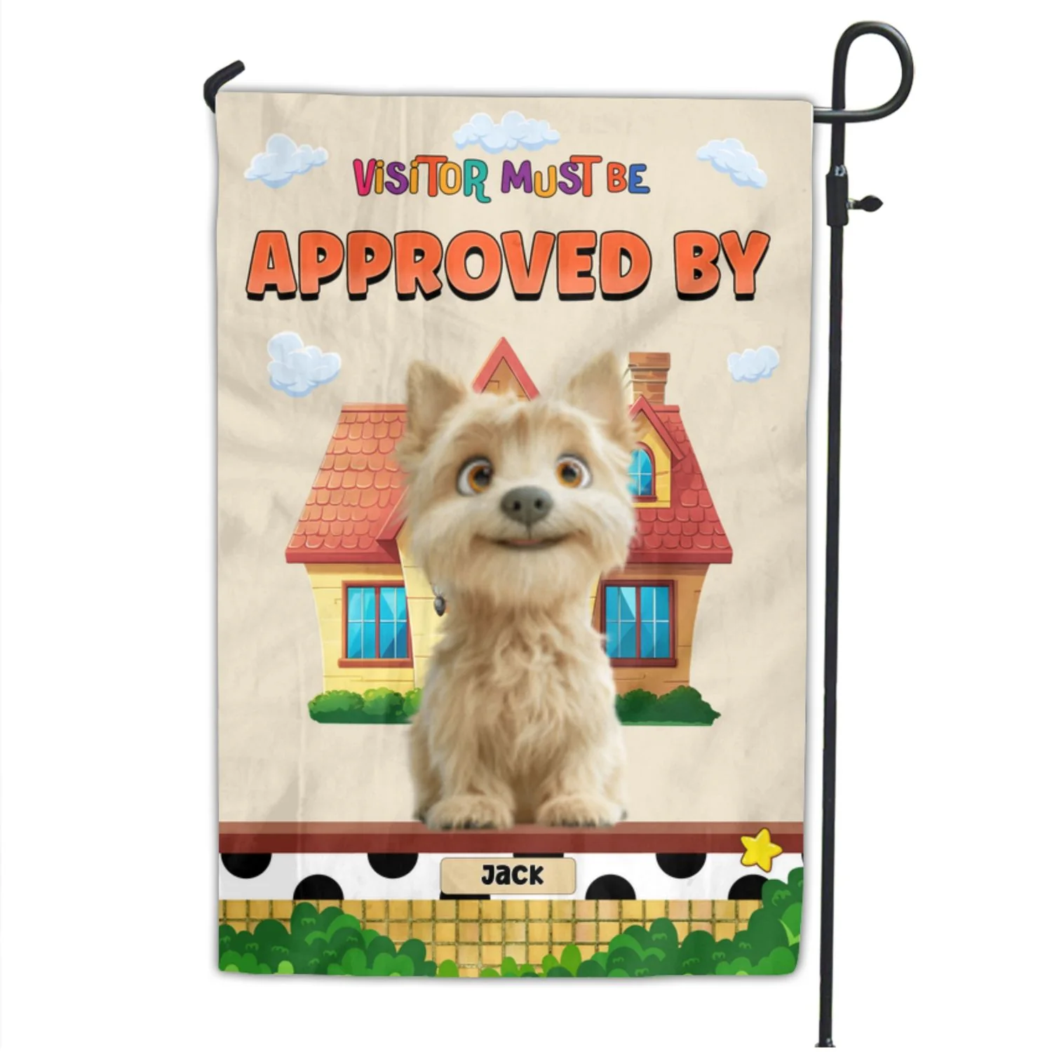 Must Be Approved By Pets - Personalized Custom Flag - Image 6