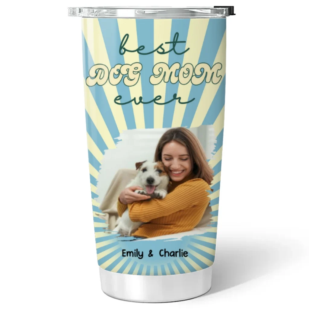 My Best Mom Photo - Personalized Custom Tumbler - Image 3
