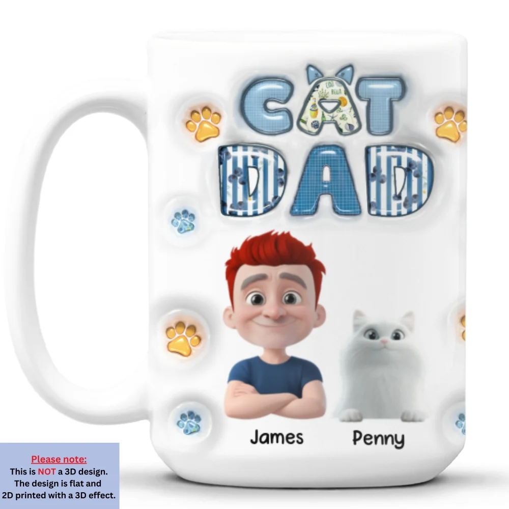 My Cat Baby On Top Of All - Personalized Custom 3D Inflated Effect Mug - Image 8