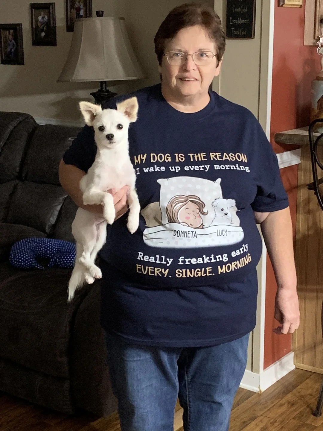 My Dog Is The Reason - Personalized Custom Unisex T-shirt - Image 7