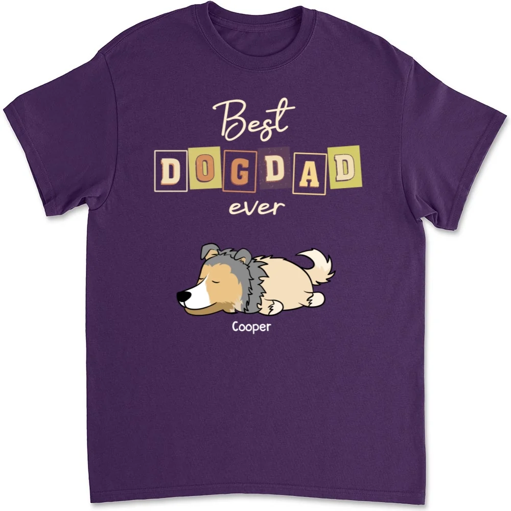 My Dog Mom Dad - Personalized Custom Unisex T-shirt - Image 9
