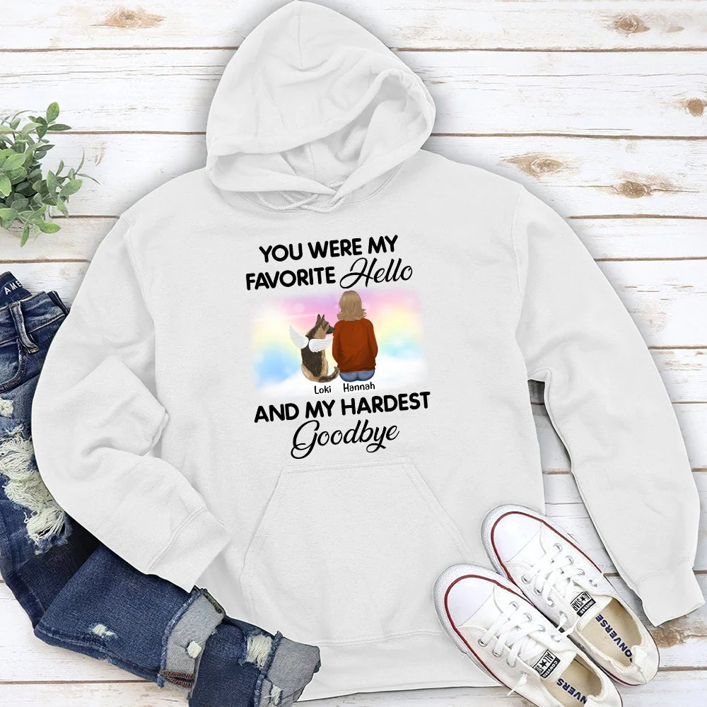 My Favorite Hello - Personalized Custom Hoodie - Image 4