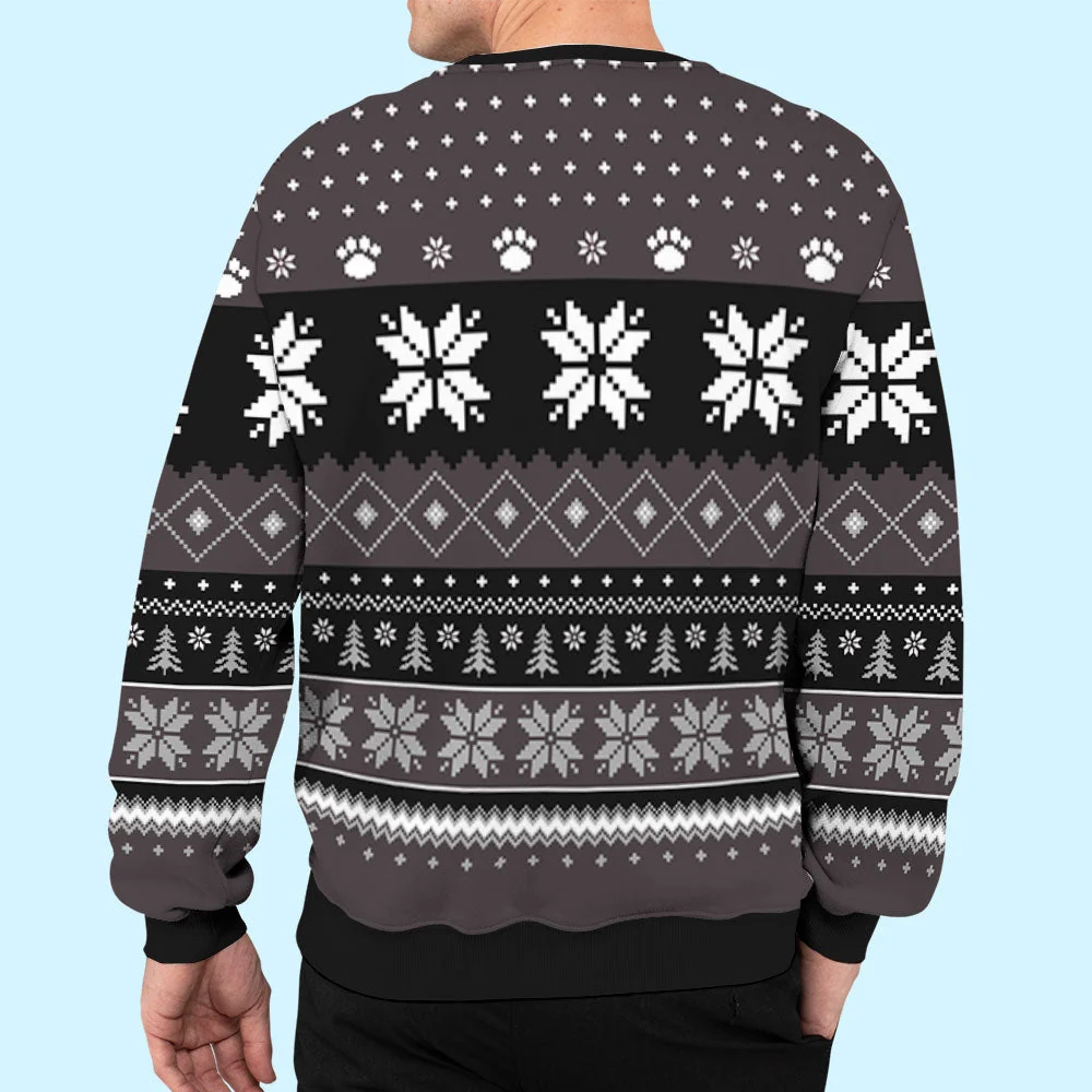 My Favorite Human - Personalized Custom All-Over-Print Sweatshirt - Image 4